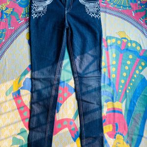 Women Denim Black Jeans