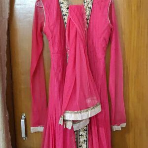 Red Kurta Set