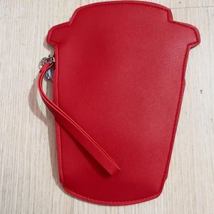 Red Capuccino Wallet