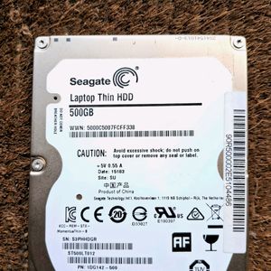 Laptop Thin Hdd 500 GB