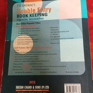 T. S. Grewal's Double Entry Book Keeping