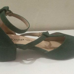 Green Heels, Fashionable, Multi wear