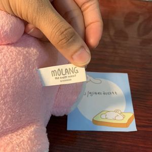 Pink Molang Rabbit Plush