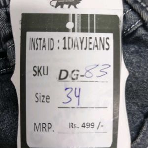 DG-83 Size-34 Straight Jenas