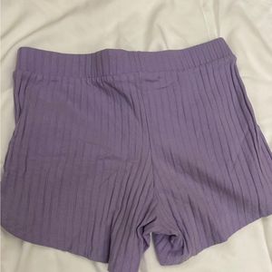 Lavender Colour Shorts