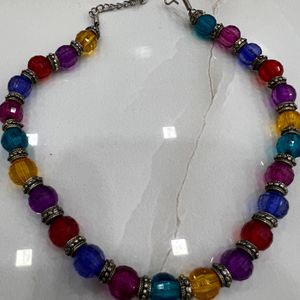 Beeds Necklace with Earrings