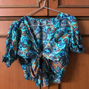 Boho Wrap Up Top