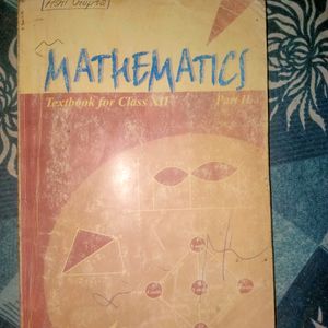 Class 12th NCERT Mathematics (CBSE Syllabus Book)