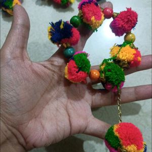 Pom Pom Navratri Jewellery Combo