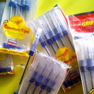 New Blue Ball Pen Set Of 5 Packet