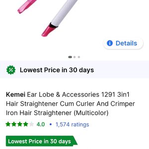 Kemei Brand 3 In 1 New Hair Straightener