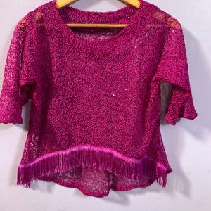 Net Top Pink