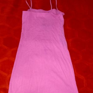 Pink Bodycon Mini Dress