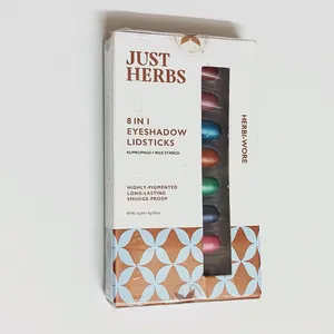 8 in 1 Herbal Metallic-Shimmer Finish Eyeshadow Lidsticks - Herbi-Wore