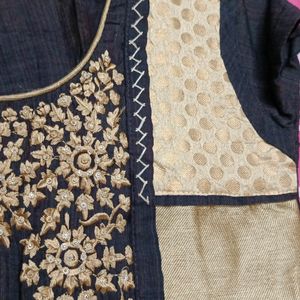 Brown Kurti Or Kurta