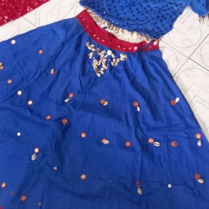 Blue Chaniya Choli