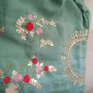 Fixed PriceGreen Salwar suit With Duppataa