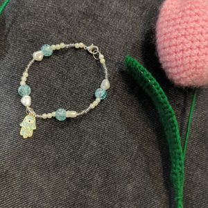 ♥️Pearly Broken Beads Bracelet ♥️