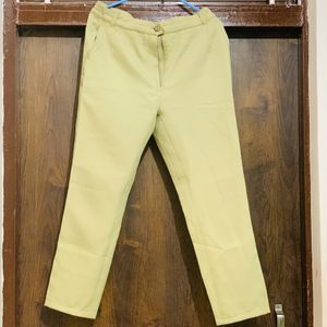 Beige Trouser Pant For Girls