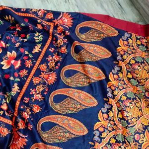 Pashmina Suit With Velvet Dupta