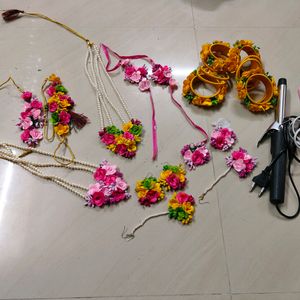 Haldi Jwellery Set