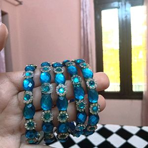 BLUE DESIGNER BANGLES🧿