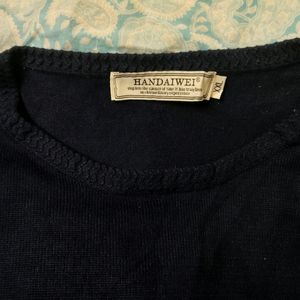 Navy Blue Pullover