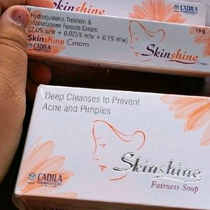 Skin shine Cream + Soap Combo