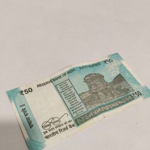 " (786 Unique Number 50 Rupees Note) "