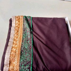 New Coffee Colour Saree 👇