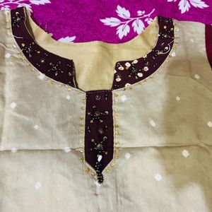 Bandhni Kurti