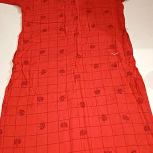 Beautiful Red Kurti XL