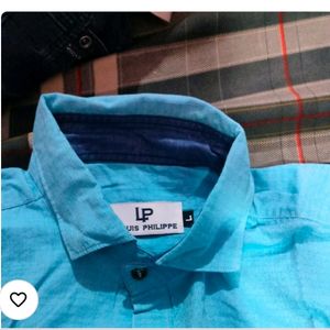 Cyan Designer Shirt