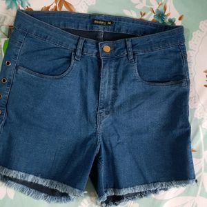 Denim Shorts From Myntra- Its New.