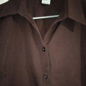 Coffee Brown Shirt For Women