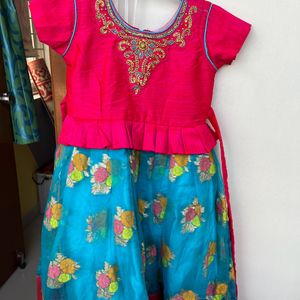 4-5yrs Kids Ethnic Party Wear Dress