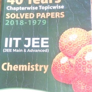 40 Years Previous Year Question Book Chemistry Jee.