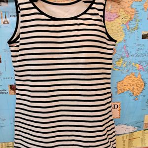 Branded Striped Smart Camisole For Girls