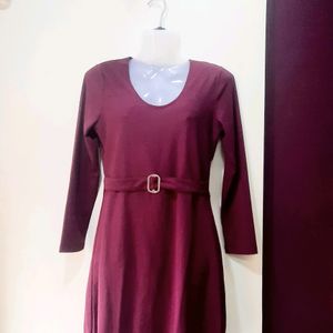 Maroon Dress