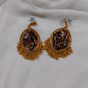 Resin Jhumka Or Earring