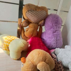 Combo Of 7 Soft Toys