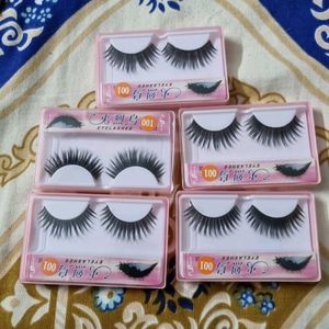 Fake Eyelashes Set OF 5