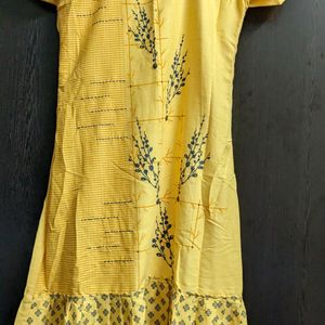 Pretty Yellow Kurti