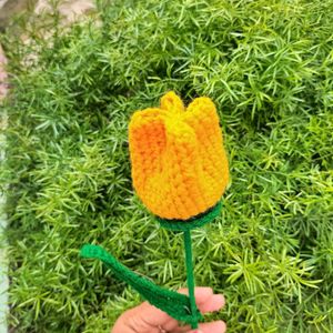 Crochet Tulip Flower (1)