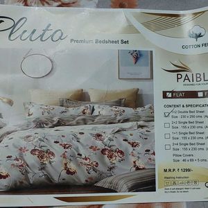 Pluto Premium Bedsheet