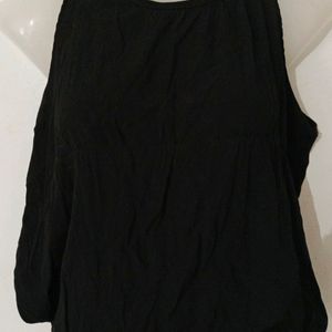 BLACK BAGGY DRESS