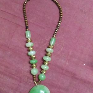 Necklace With Round Pendant