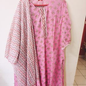 W Kurti Palazzo Set