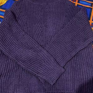 Combo Wool Sweater