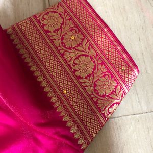 Pure Silk Saree🩵🦋